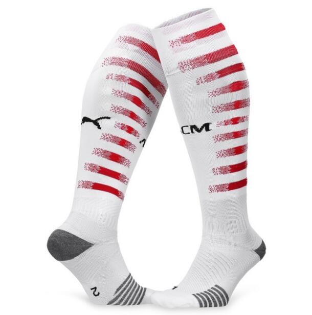 AC Milan Away White Soccer Socks 2020/21